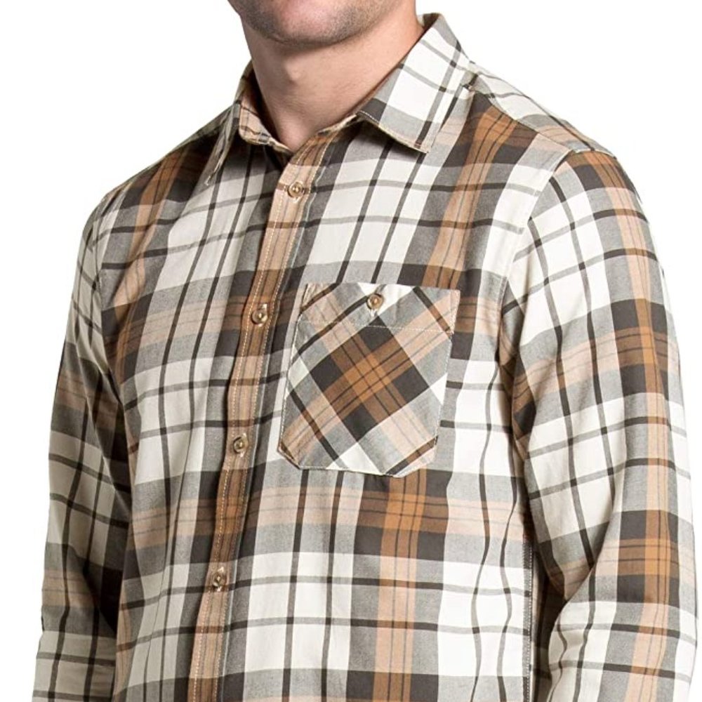🆕 The North Face Men's L/S Hayden Pass 2.0 Shirt, SM-Vintage White Heritage P.